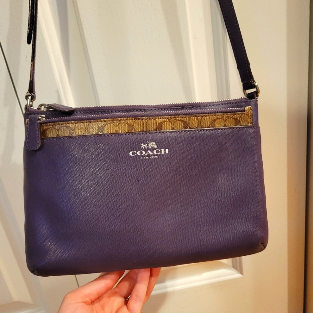 Coach cross-body bag with printed wallet